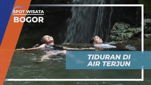 Bersantai Sambil Berenang di Air Terjun Curug Balong Endah, Bogor