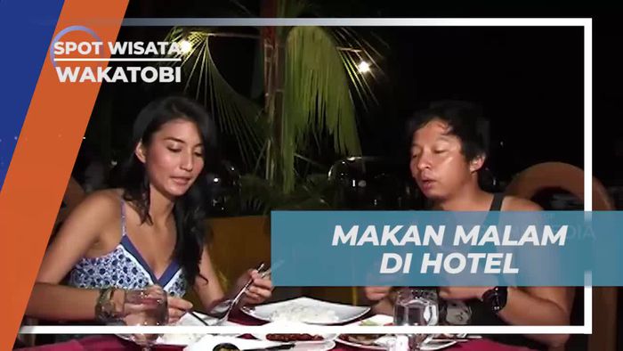 Menikmati Hidangan Malam di Patuno Resort, Wakatobi