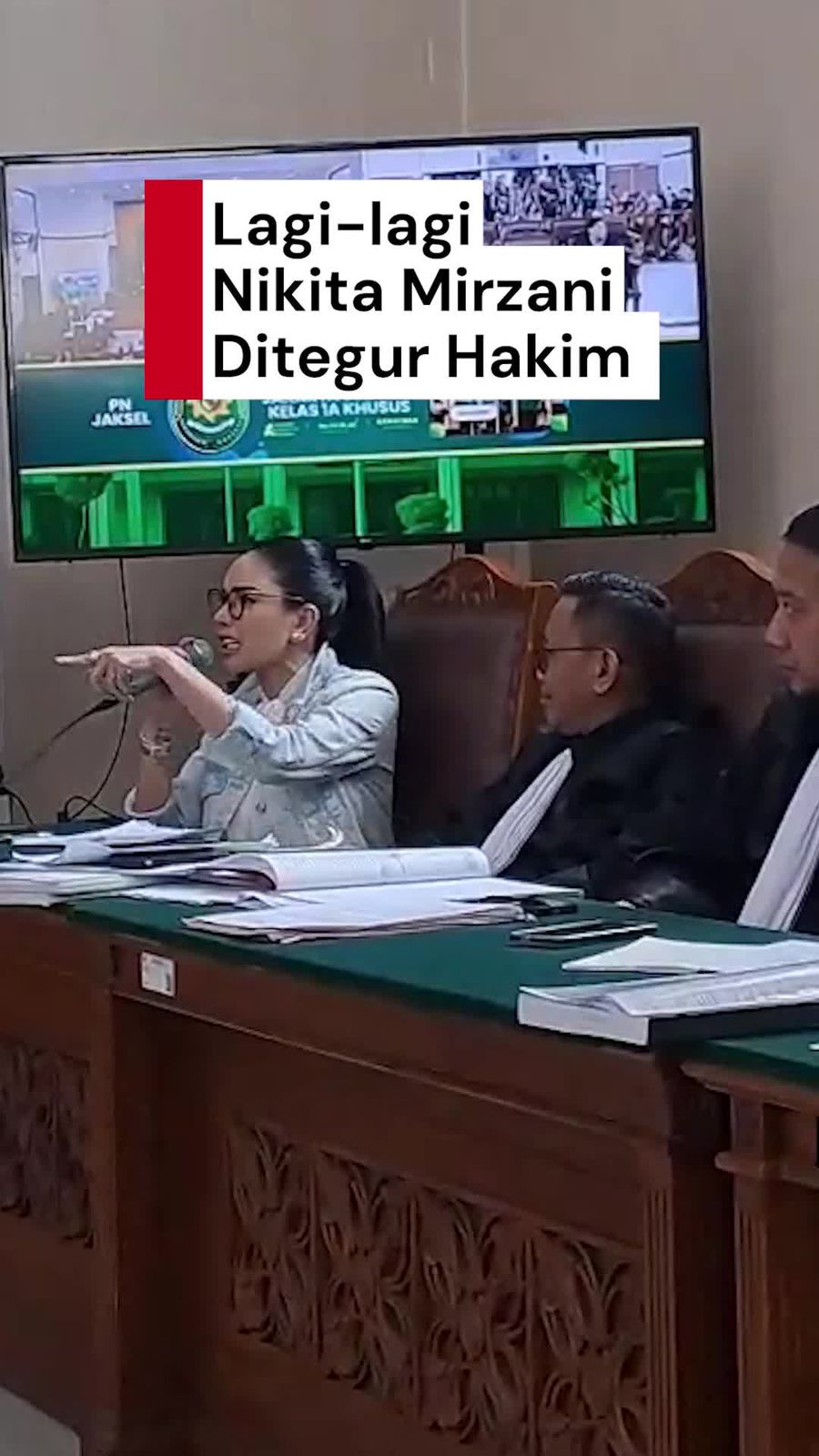 Video Hakim Omeli Nikita Mirzani: Terdakwa Protes Lewat Saya, Jangan Teriak