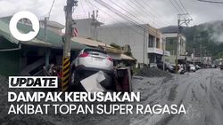 Video Dampak Topan Ragasa Taiwan: Ratusan Orang Hilang hingga Jalan Putus