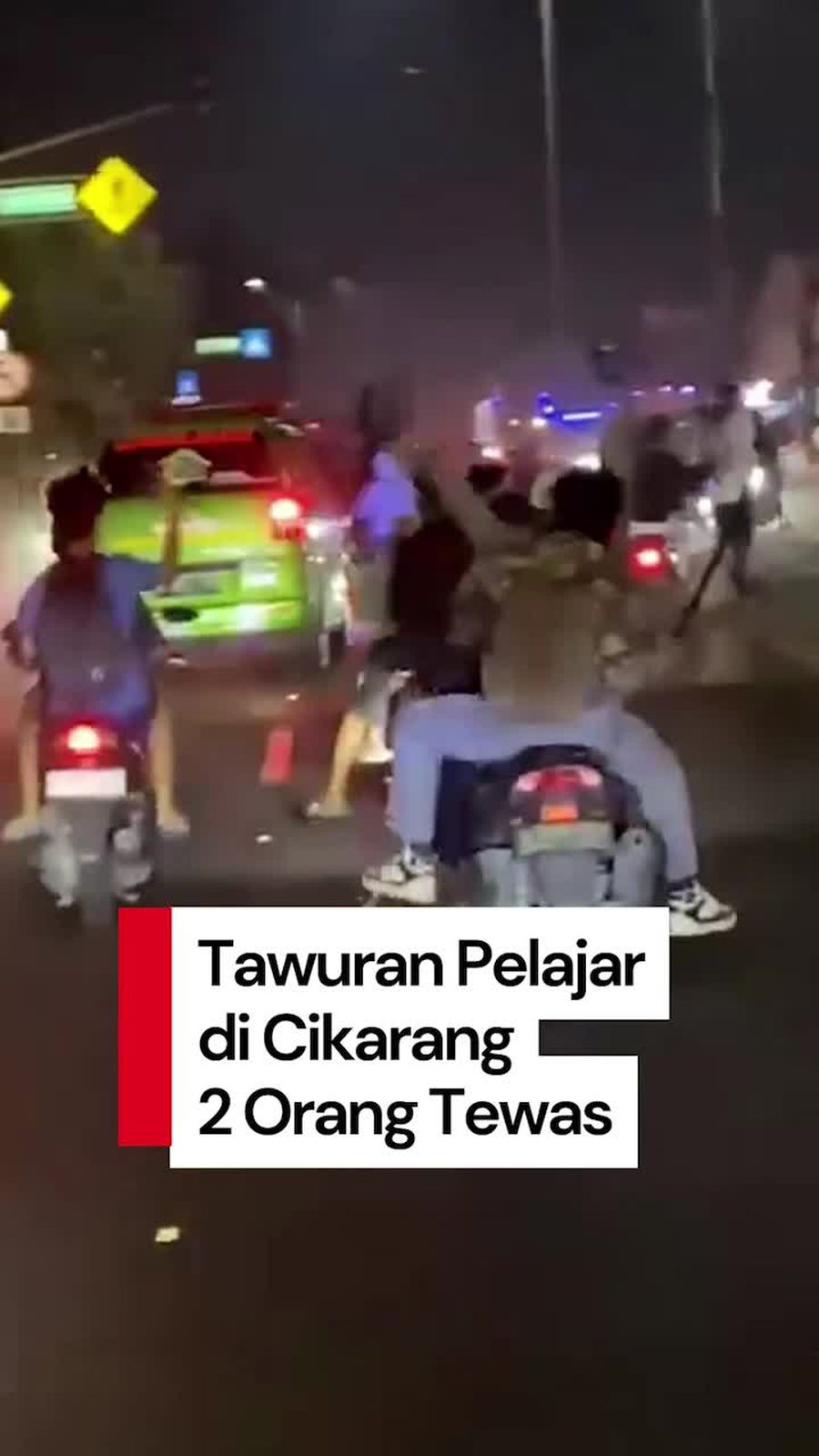 Video Tawuran Brutal di Cikarang: 2 Pelajar Tewas, 4 Kritis Usai Dibacok