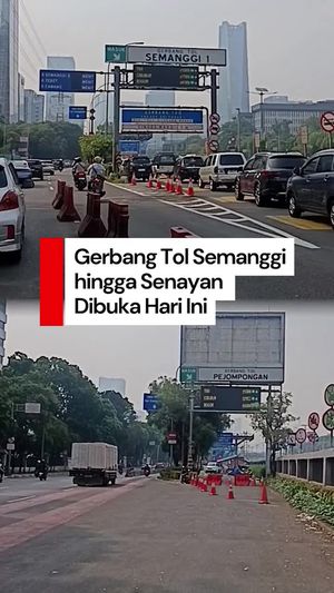 Video: Gerbang Tol Semanggi 1 & 2 Dibuka Pagi Ini, Pejompongan Masih Tutup