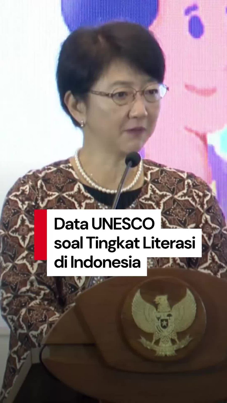 Video UNESCO: Tingkat Literasi Orang Dewasa di RI 96%, Tapi Masih Ada PR
