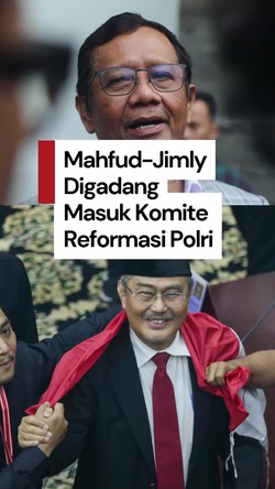 Video Yusril: Mahfud-Jimly Digadang-gadang Masuk Komite Reformasi Polri