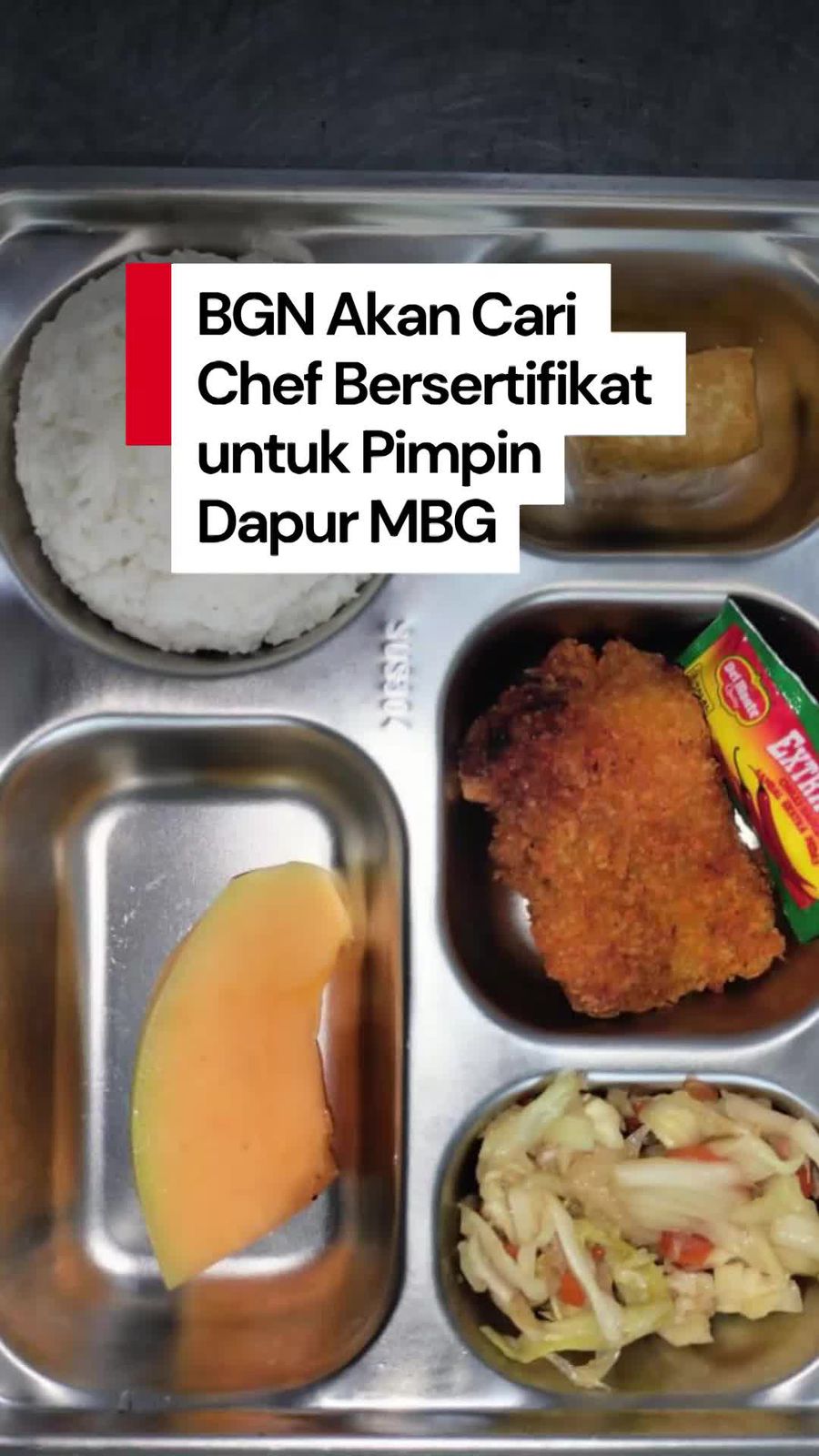 Video BGN: Dapur MBG Akan Dipimpin Chef Bersertifikat 
