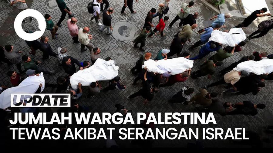 Video: Korban Tewas Akibat Serangan Israel di Gaza Jadi 65.502