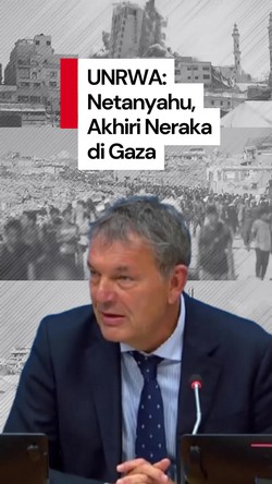 Video Pesan UNRWA untuk Netanyahu Tentang Gaza: Akhiri Neraka Ini