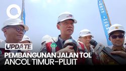 Video AHY Tinjau Pembangunan Tol Ancol Timur-Pluit yang Digarap Jusuf Hamka