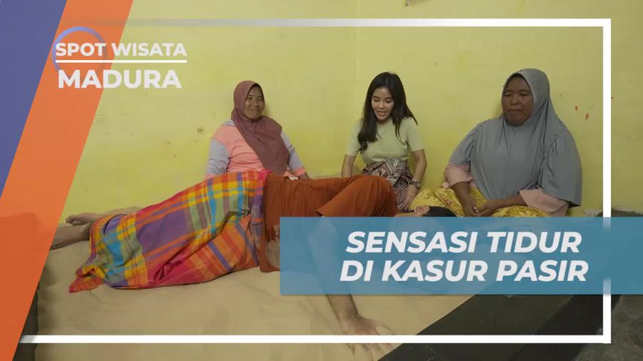 Rasakan Sensasi Tidur Nyenyak di Kasur Pasir yang Halus di Madura