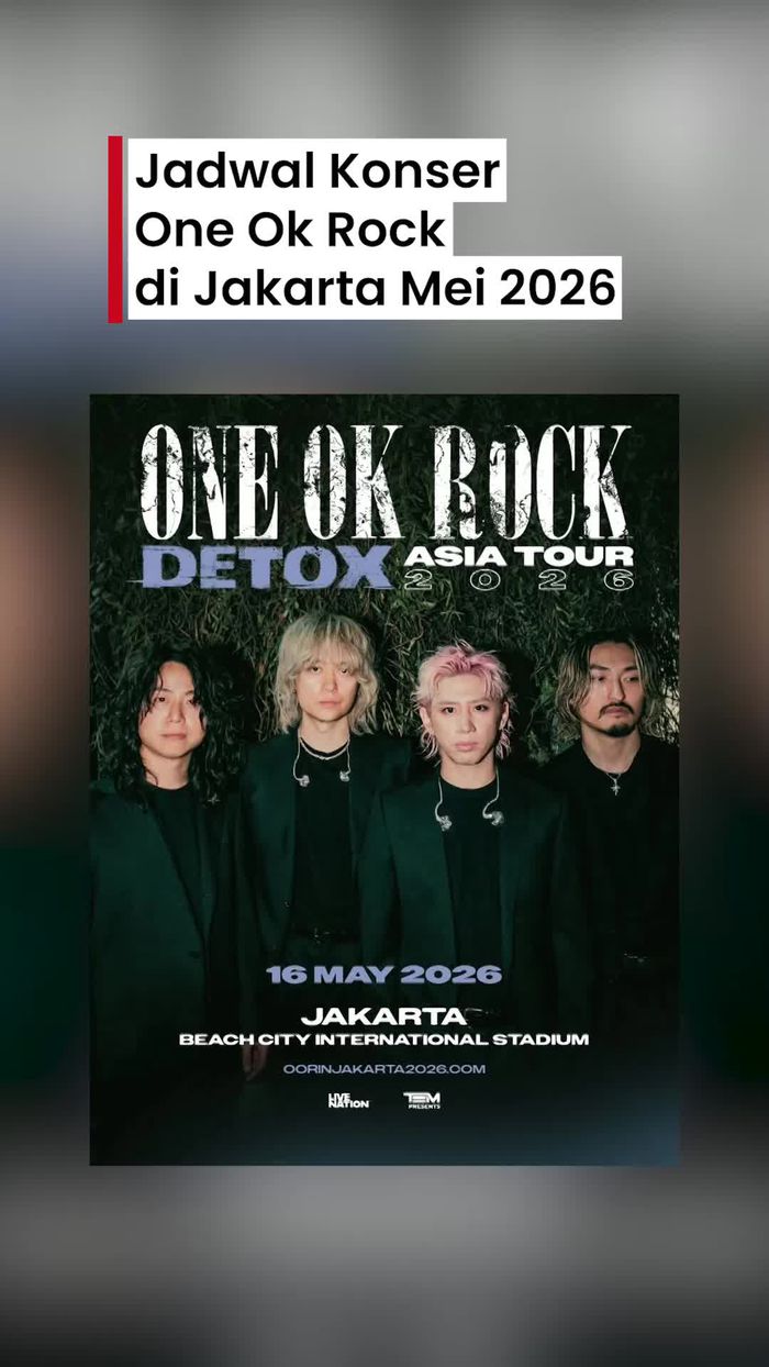 Video: One Ok Rock Bakal Konser di Jakarta Lagi Bulan Mei 2026 Nih! 