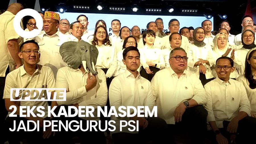 Video: Kaesang Lantik Eks Kader NasDem Ahmad Ali-Bestari Barus Jadi Pengurus PSI