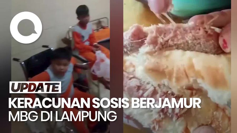 Video: Puluhan Pelajar di Lampung Keracunan Sosis Berjamur di MBG Video: Puluhan Pelajar di Lampung Keracunan Sosis Berjamur di MBG