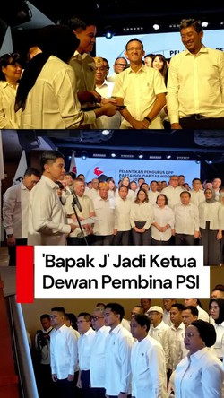 Video: Sosok Bapak J Dilantik Kaesang Jadi Ketua Dewan Pembina PSI