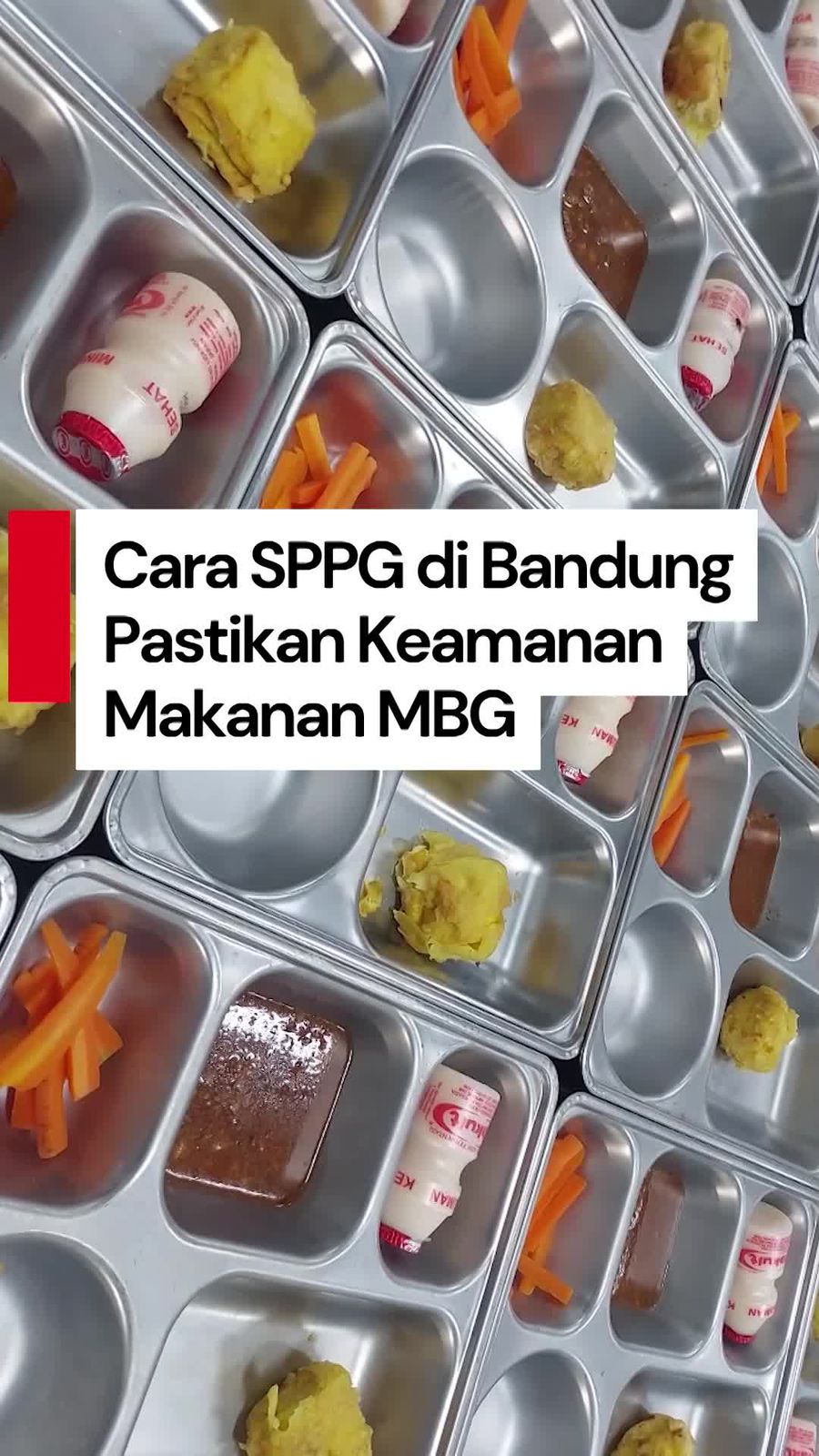Video: Begini Cara Pengawasan Makanan MBG di Dapur SPPG Bandung