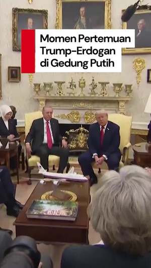 Video: Bertemu Erdogan di Gedung Putih, Trump Sindir Pemilu Curang