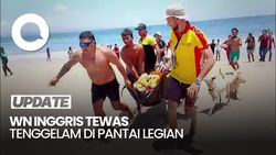 Video: WN Inggris Ditemukan Tewas Tenggelam di Pantai Legian Bali