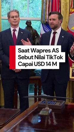 Video Wapres AS: TikTok Akan Bernilai Sekitar USD 14 Miliar