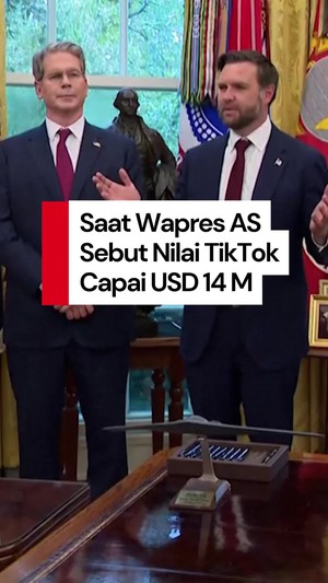 Video Wapres AS: TikTok Akan Bernilai Sekitar USD 14 Miliar