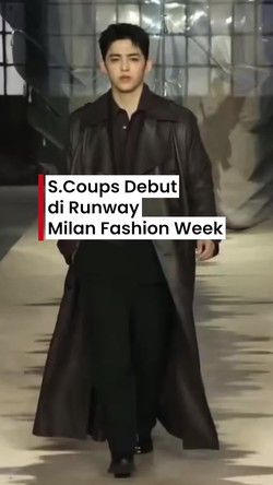 Video: S.Coups Seventeen Debut di Runway Milan Fashion Week