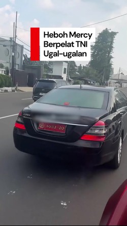 Video: TNI Buka Suara soal Mobil Berpelat Dinas Ugal-ugalan di Jaksel