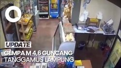 Video Detik-detik Gempa M 4,6 Guncang Lampung, Buat 9 Rumah Rusak