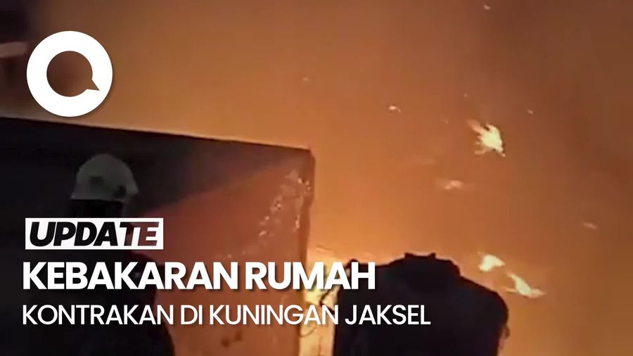 Video: Rumah Kontrakan Terbakar di Jaksel, 19 Mobil Damkar Dikerahkan