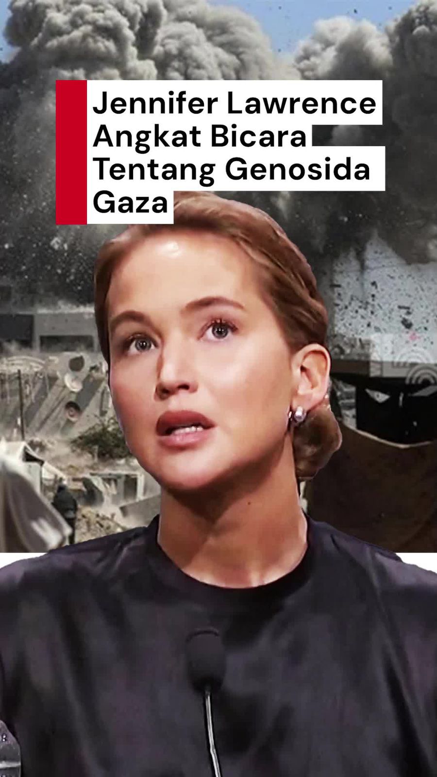 Video Jennifer Lawrence Bicara Gaza: Yang Terjadi Tak Lain Adalah Genosida