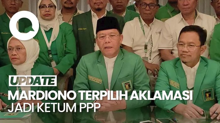 Video: Terpilih Secara Aklamasi, Mardiono Jadi Ketua Umum PPP