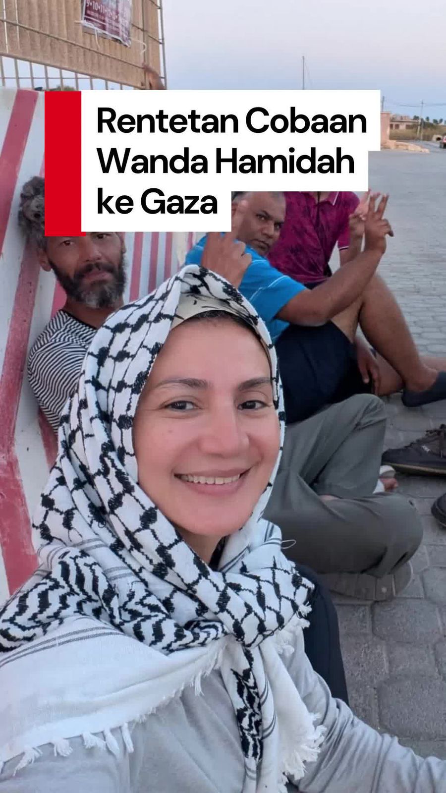 Video Rentetan Cobaan Wanda Hamidah ke Gaza: Kapal Bocor-Kapten Menghilang