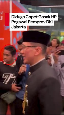 Video: Diduga Copet Beraksi di Acara Abang None, HP Pegawai Pemprov Raib