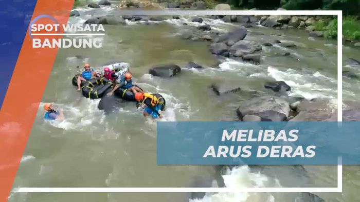 Menaklukkan Arus Deras Saat Bermain Tubing di Bandung