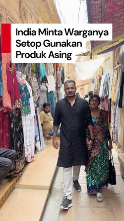 Video: India Gaungkan Gerakan Cinta Produk Lokal Imbas Tarif Trump