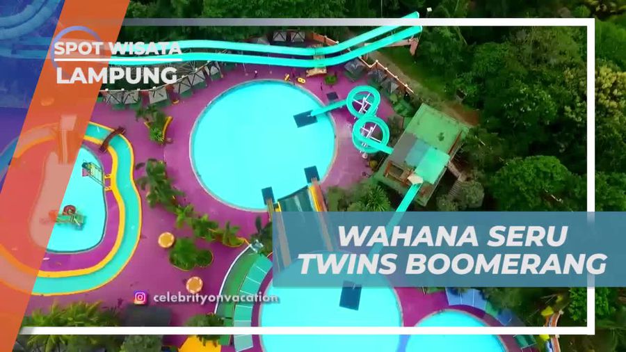 Mencoba Wahana Seru Twins Boomerang dan Menikmati Adrenalin di Lampung