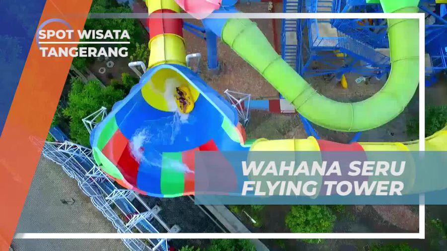 Mencoba Wahana Menantang Flying Tower di Ocean Park, Tangerang