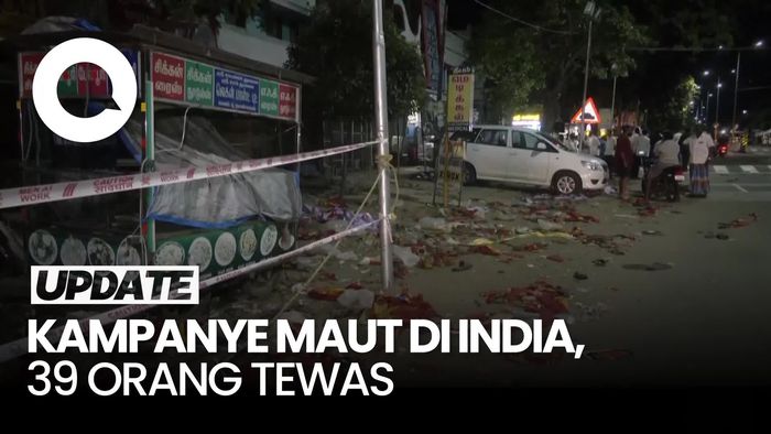 Video: Horor Kampanye di India, 39 Orang Tewas Berdesak-desakan