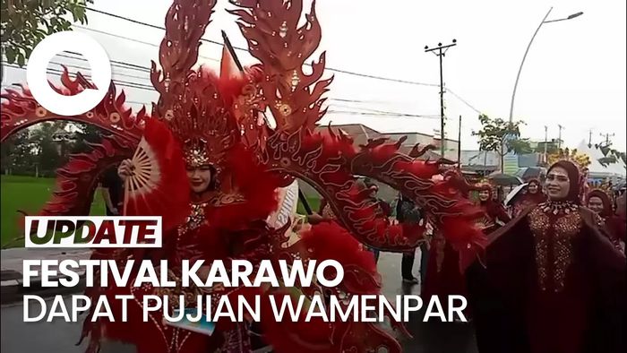 Video: Wamenpar Puji Festival Karawo Gorontalo Masuk Top 110 KEN
