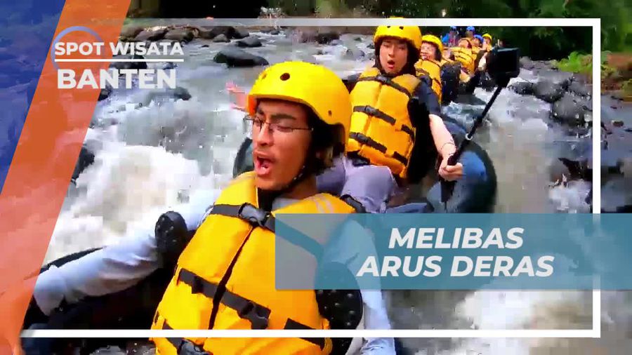 Melibas Arus Deras dengan Sensasi Seru saat Main River Tubing di Banten, Banten