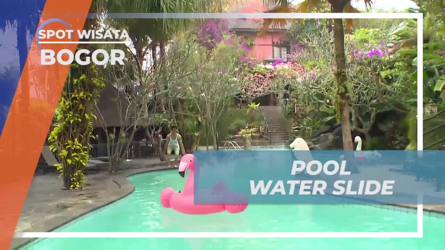 Menikmati Serunya Main Water Slide di Pool Resort Bogor, Jawa Barat