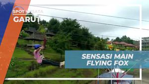 Menikmati Sensasi Main Flying Fox dan Pemandangan Indah di Garut