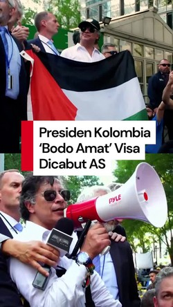 Video Orasi Presiden Kolombia yang Bikin Visanya Dicabut AS