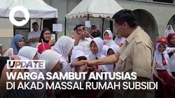 Video: Momen Menteri Ara Disambut Meriah Warga di Akad Massal Rumah Subsidi