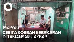 Video: Cerita Yana, Warung Makannya Hangus Saat Kebakaran Tamansari Jakbar