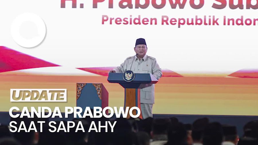 Video Prabowo Sapa AHY: Kok Saya Nggak Disingkat PSY? 08 Aja