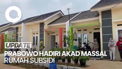 Video: Prabowo-Menteri Kabinet Hadiri Serah-Terima 26.000 Rumah Subsidi