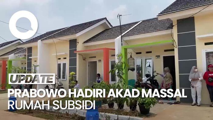 Video: Prabowo-Menteri Kabinet Hadiri Serah-Terima 26.000 Rumah Subsidi