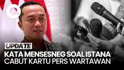 Video: Respons Mensesneg soal ID Card Wartawan Dicabut Istana