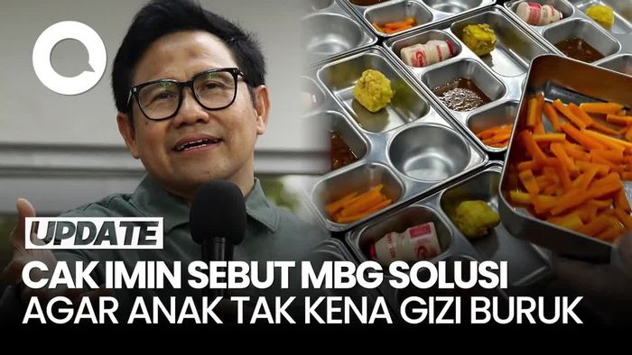 Video: Cak Imin Sebut MBG Solusi Agar Anak Tak Kena Gizi Buruk gegara MSG