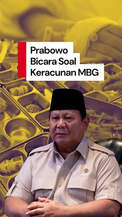 Video Prabowo Singgung Keracunan MBG: Kesalahan Itu 0,00017% 