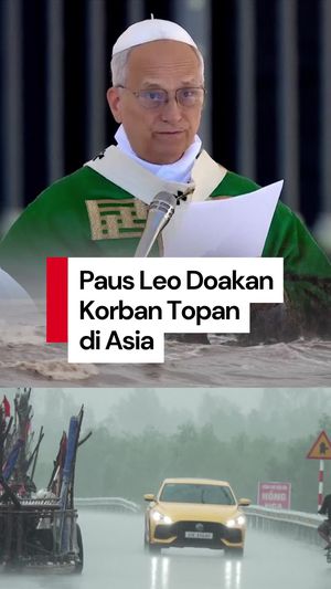 Video: Doa Paus Leo untuk Korban Topan di Asia