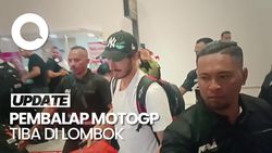 Video: Momen Pecco Bagnaia hingga Bastianini Tiba di Lombok 